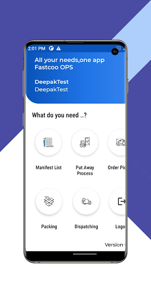 Fastcoo V4 Picker App Screenshot 1