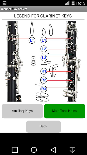 Clarinet Play Scales Trial Screenshot 3