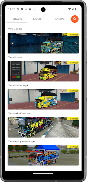 Mod Bussid Truk Balap Screenshot 0