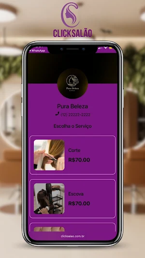 ClickSalão Screenshot 1