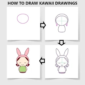 How To Draw Kawaii Drawings Screenshot 2