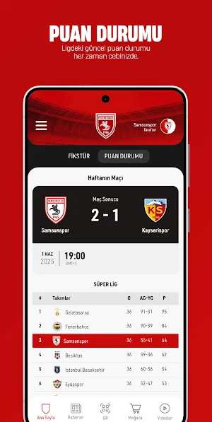 Samsunspor FC Screenshot 2