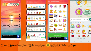 Good Morning Sticker for Whatsapp -😊WAStickerApps Screenshot 0