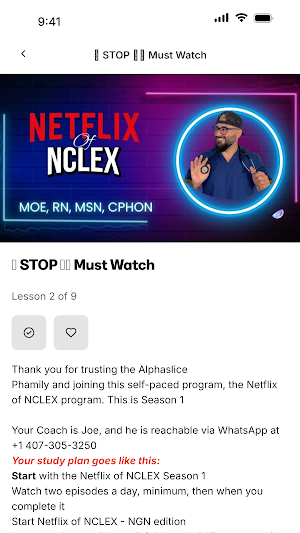 NCLEX Alphaslice Screenshot 1