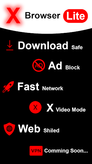 X Browser Lite: Fast, Light and secure web Browser Screenshot 3