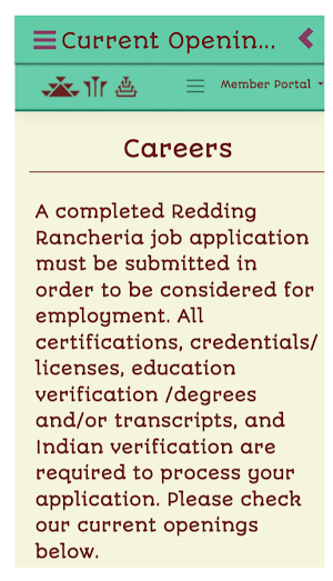 RR Member Portal Screenshot 1