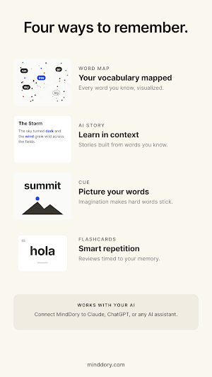 MindDory: Vocabulary Builder Screenshot 1