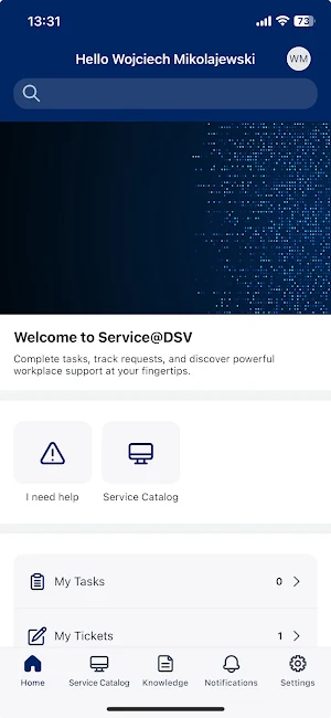 DSV Global IT Supporter Screenshot 0