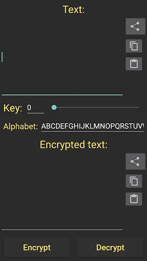 Caesar's encryptor Screenshot 0