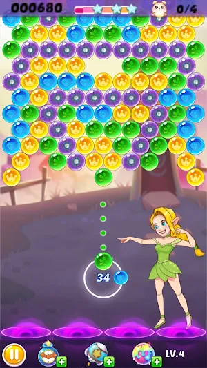 Bubble Fairy pop Match Screenshot 0