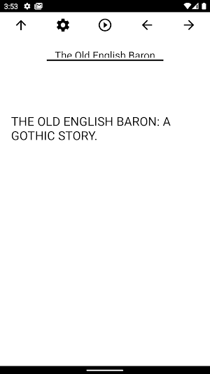 Book, The Old English Baron Screenshot 0