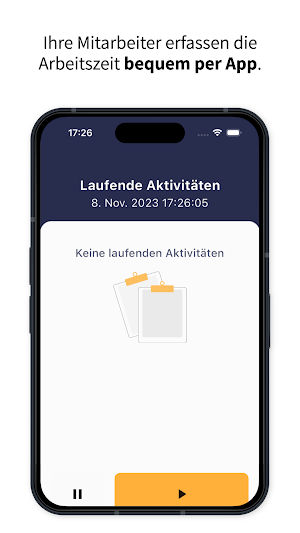 modulon Zeiterfassung Screenshot 1