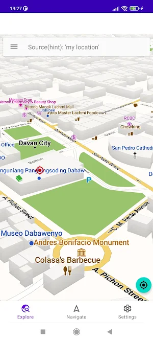 Davao City Philippines Offline Map Screenshot 3