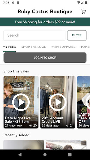 Ruby Cactus Boutique Screenshot 1