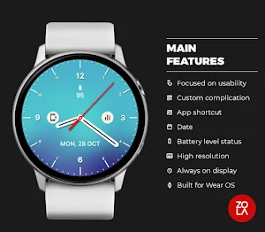 Super Blue Watch Face Screenshot 1