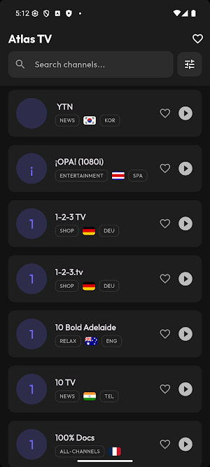 Atlas TV Screenshot 1