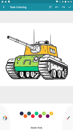 Coloring Military Tanks Screenshot 3