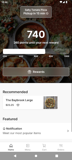 Salty Tomato Pizzeria Screenshot 0