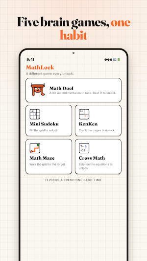 MathLock: Math Games App Lock Screenshot 2