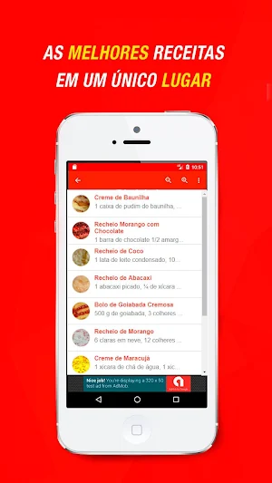 Receitas de Recheios para Bolos Screenshot 3