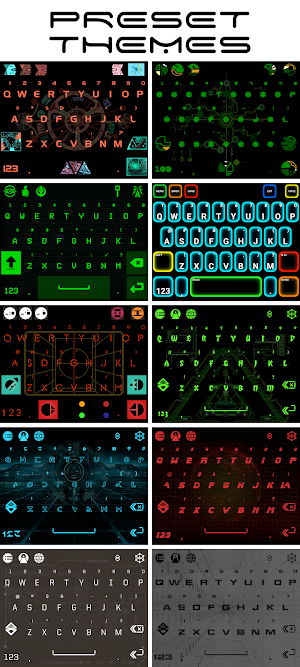 Sci-Fi Keyboard Screenshot 1