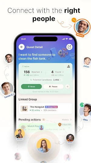 Five Degrees：Your Life Network Screenshot 3