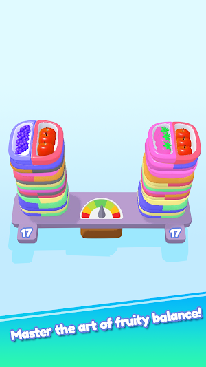 Sort N Balance: Fruit Puzzle Screenshot 2