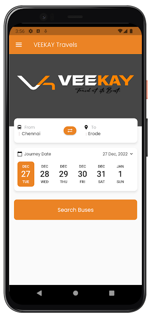 VEEKAY Travels Screenshot 1