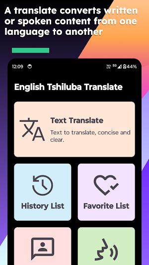 English Tshiluba Translate Screenshot 1