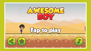 Awesome Boy Desert Adventure F Screenshot 0
