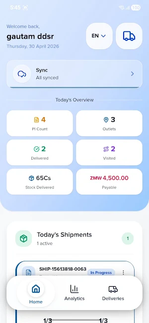 FieldAssist-Delivery App Screenshot 1