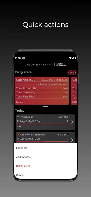 Calorieshare: Calorie Counter Screenshot 2