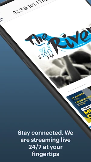 92.3 & 101.1 The River Screenshot 0