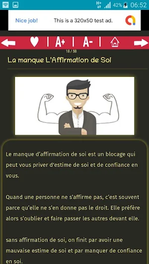 Reconstruire son estime de soi Screenshot 1