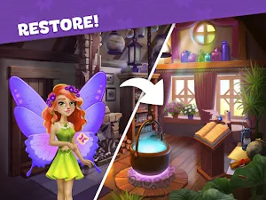 Butterfly Garden Mystery: Scapes Match 3 Story Screenshot 0