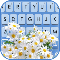 Pretty Daisies Keyboard Backgr