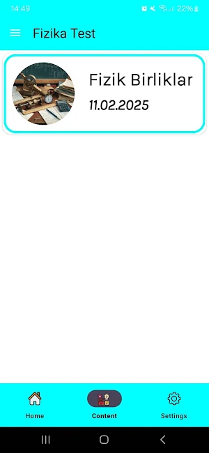 Fizika Test Screenshot 2