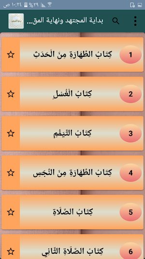 بداية المجتهد ونهاية المقتصد Screenshot 1