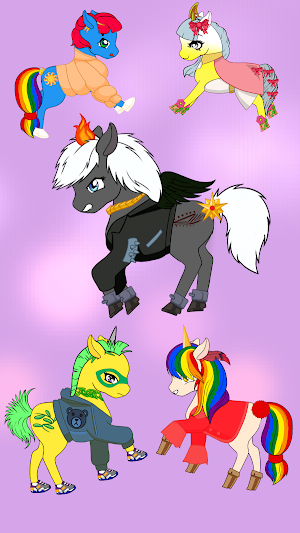 Chibi Unicorn – Kawaii Avatar Maker Screenshot 3