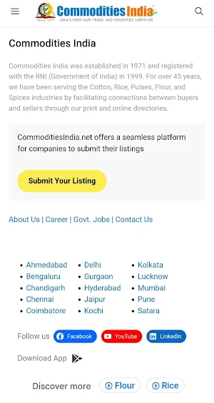 Commodities India – Directory Screenshot 3