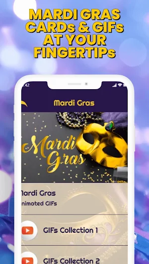 Mardi Gras Parade Cards & GIFs Screenshot 2