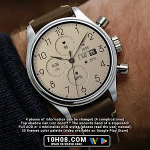 Watch face 10h08.com #133 Screenshot 1