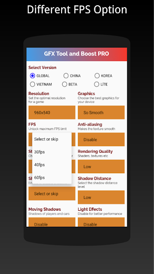 GFX Tool Pro For Battlegrounds - No ads Screenshot 0