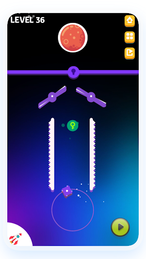 Draw Rocket Route: Puzzle Game Screenshot 2