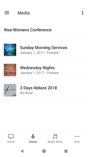 Rise Church NC Screenshot 1