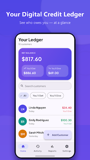 Credit Log Screenshot 0