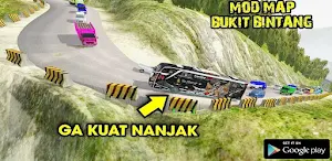 Mod Map Bussid Bukit Bintang Screenshot 0