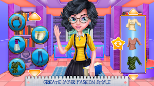 College Girl Squad Fashion Dressup Screenshot 2