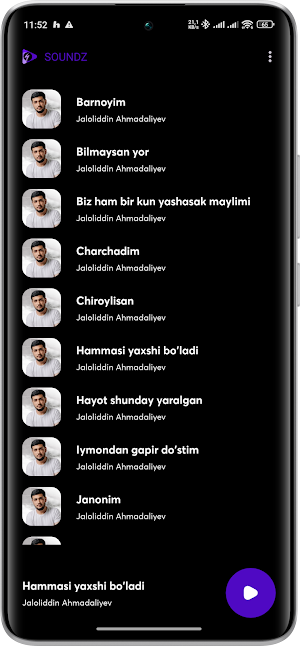 Jaloliddin Ahmadaliyev qo'shiq Screenshot 0