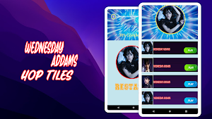 Wednesday Addams Hop Tiles Screenshot 2